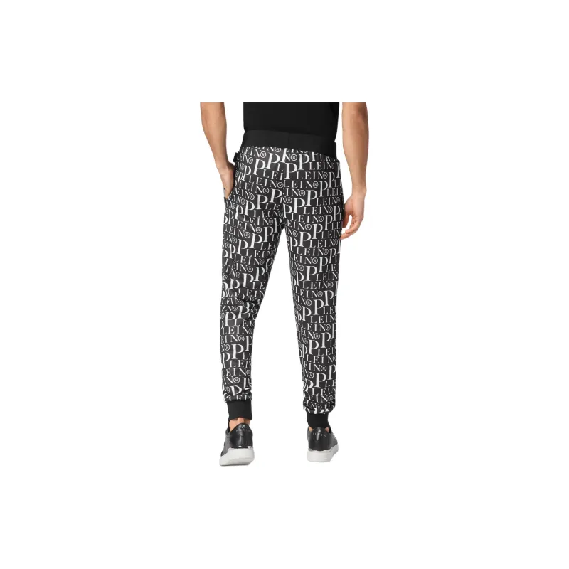 PHILIPP PLEIN All over Logo print Track Pants-2