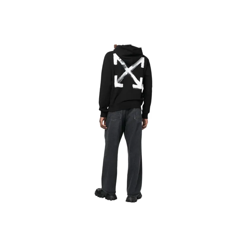 OFF WHITE Paint Arrow Slim Hoodie-2