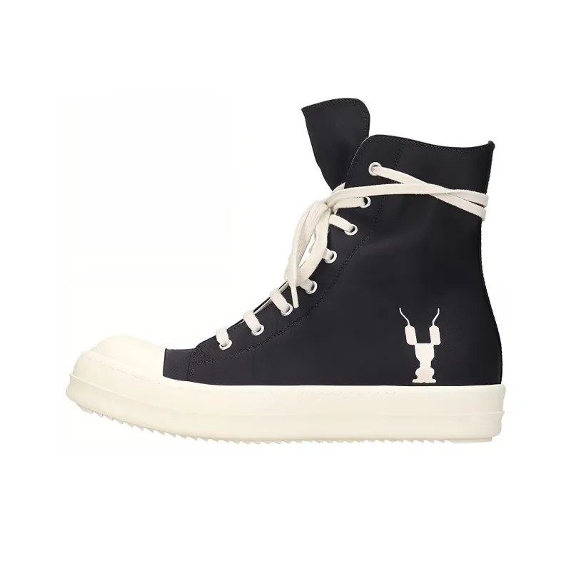RICK OWENS DRKSHDW Lido High Pentagram Black Pearl Women's-0