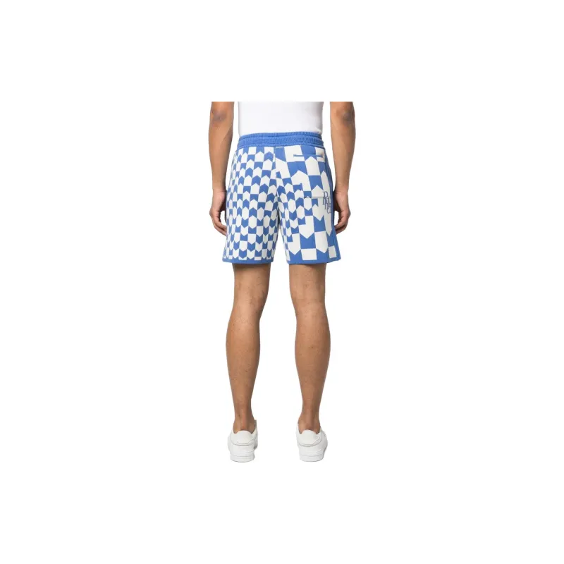 RHUDE Rhacing Checkered Knit Short-2