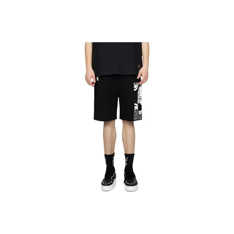 EVISU Sports Shorts Men's Black-2