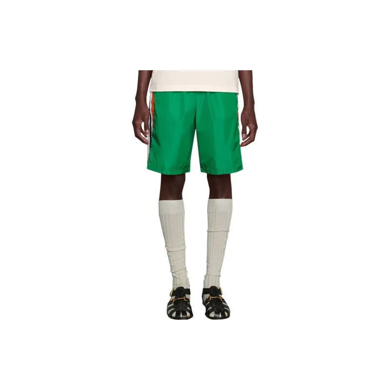 GUCCI Casual Shorts Men Green-1