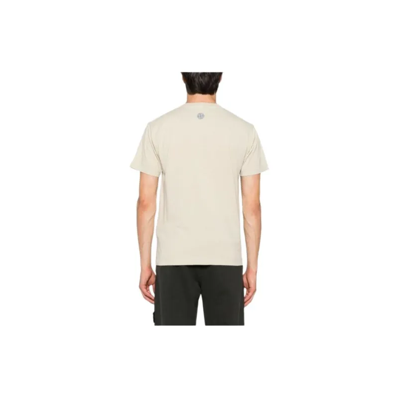 STONE ISLAND Logo Printed Crewneck T Shirt-1
