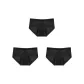 3 Pack (Black+Black+Black)