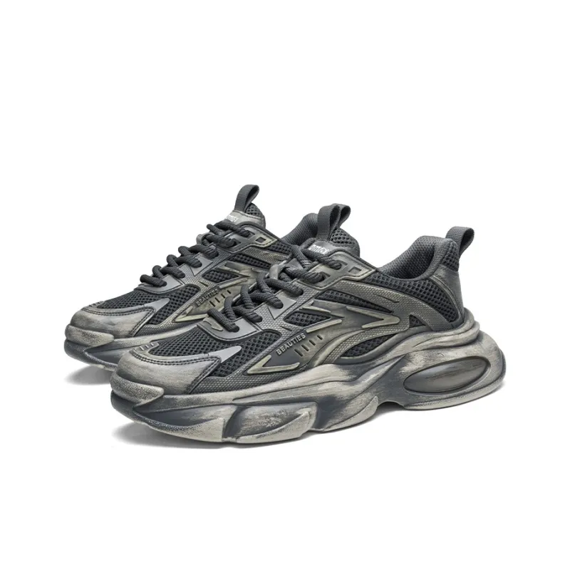 Desert Ram Cushioning Height Increasing Wear-Resistant Slip-Resistant Low-Top Casual Shoes Men's-17