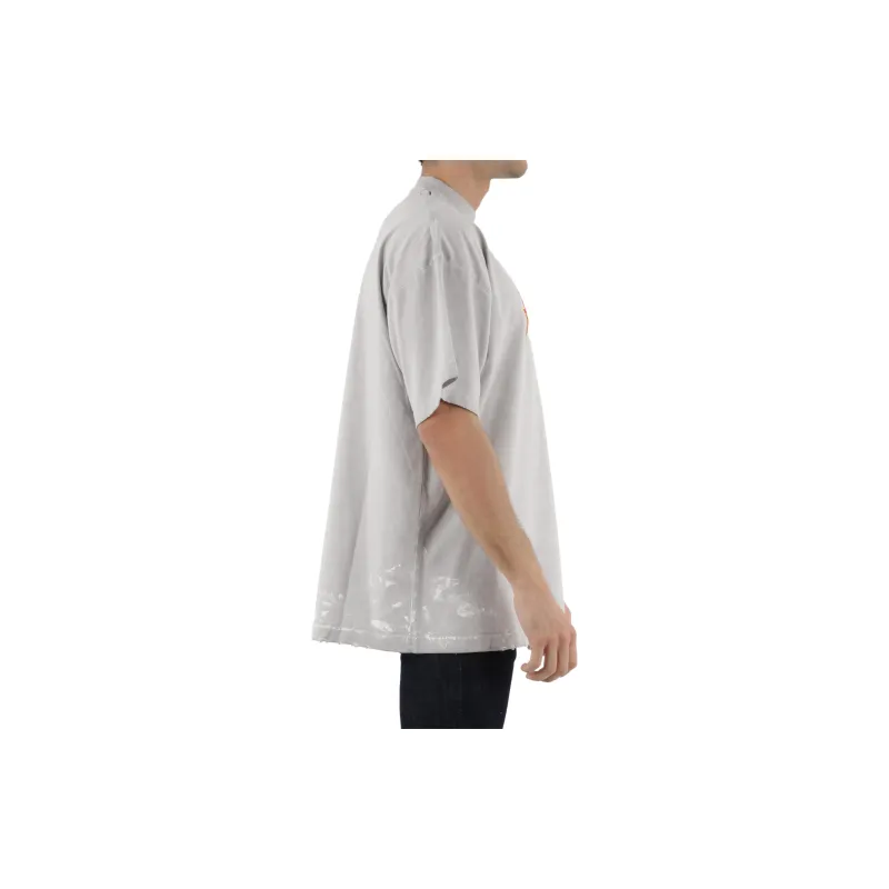 Balenciaga Metal Vintage Oversized T Shirt-5