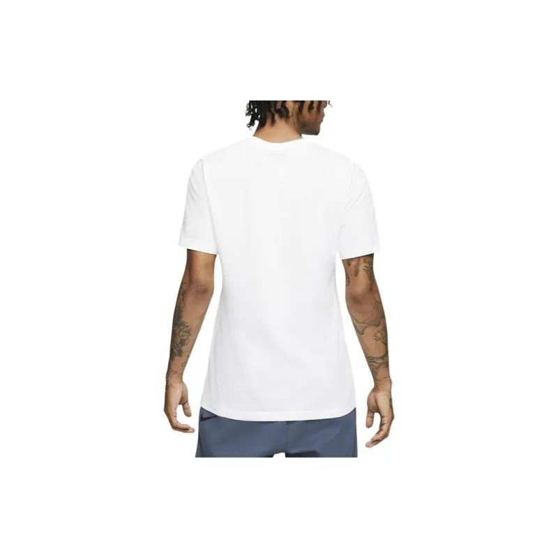 Nike T Shirts Men White-3