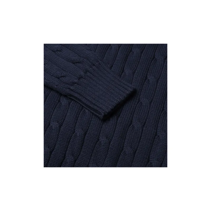Polo Ralph Lauren Logo Embroidered Cable Knit Jumper-8