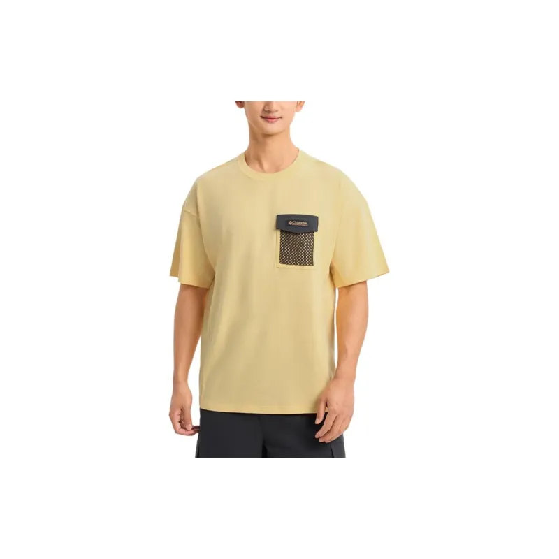 Columbia T-Shirts Men Yellow-2