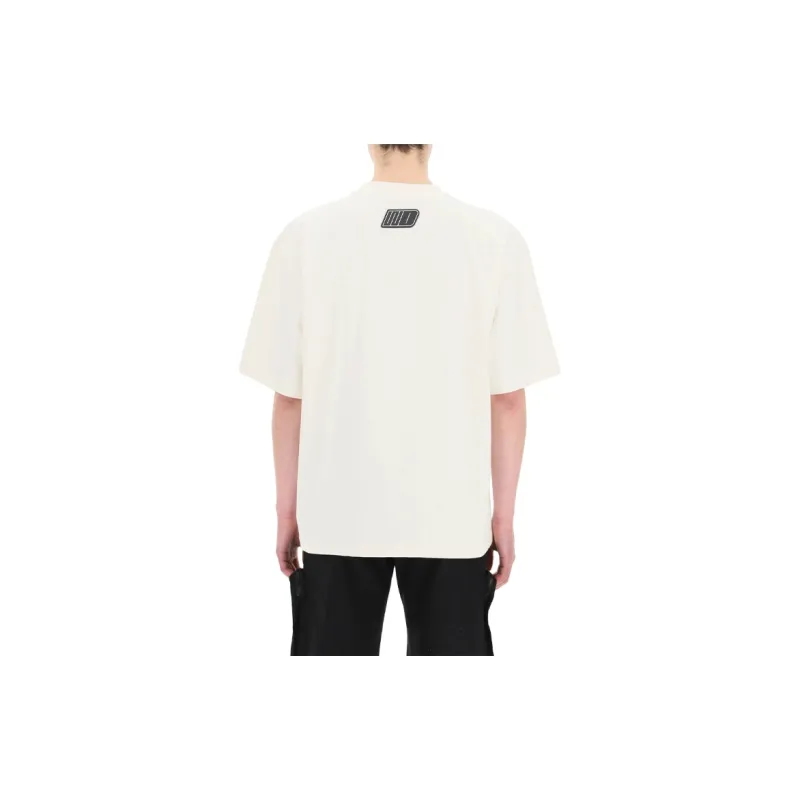 WE11DONE T Shirts Unisex Ivory White-2