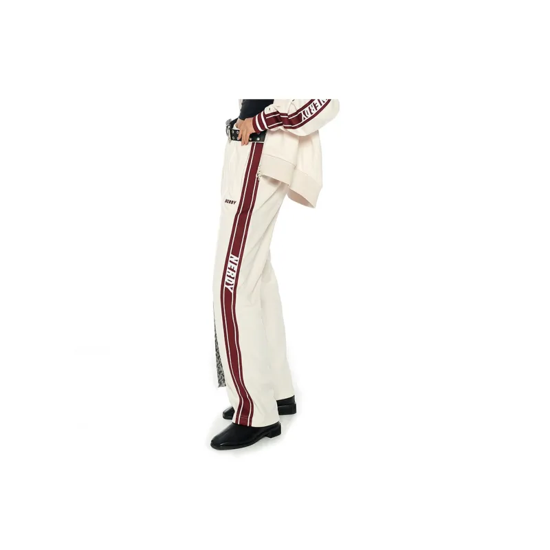 NERDY FW22 Casual Pants Unisex Milk White-5