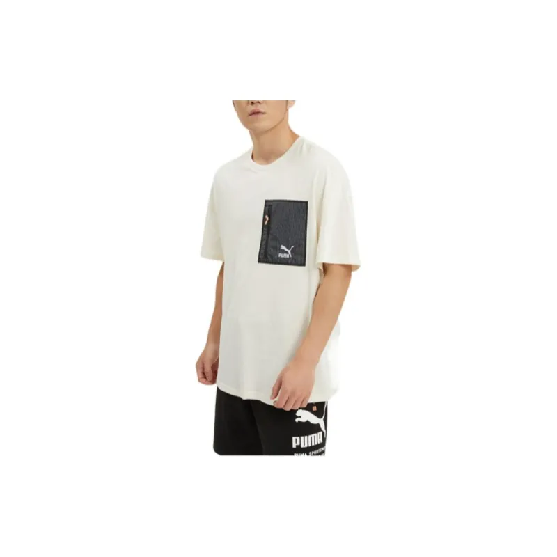 PUMA Men's Casual Series T Shirt Men's White-3