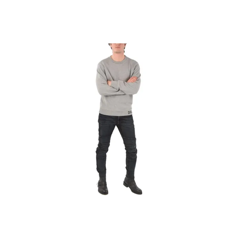DIESEL Sweaters Men Gray-2
