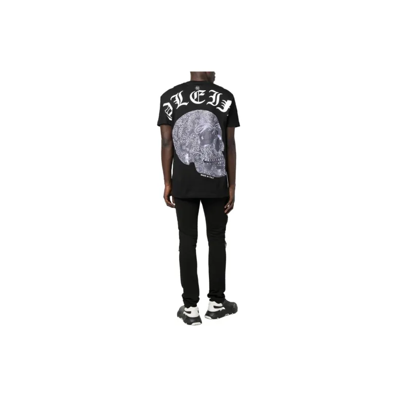 PHILIPP PLEIN Skull print Cotton T shirt-1