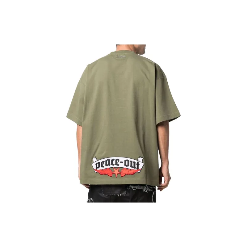 Vetements T-Shirts Unisex Green-3
