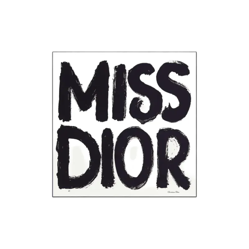 DIOR Silk Silk Scarves Women's White-0