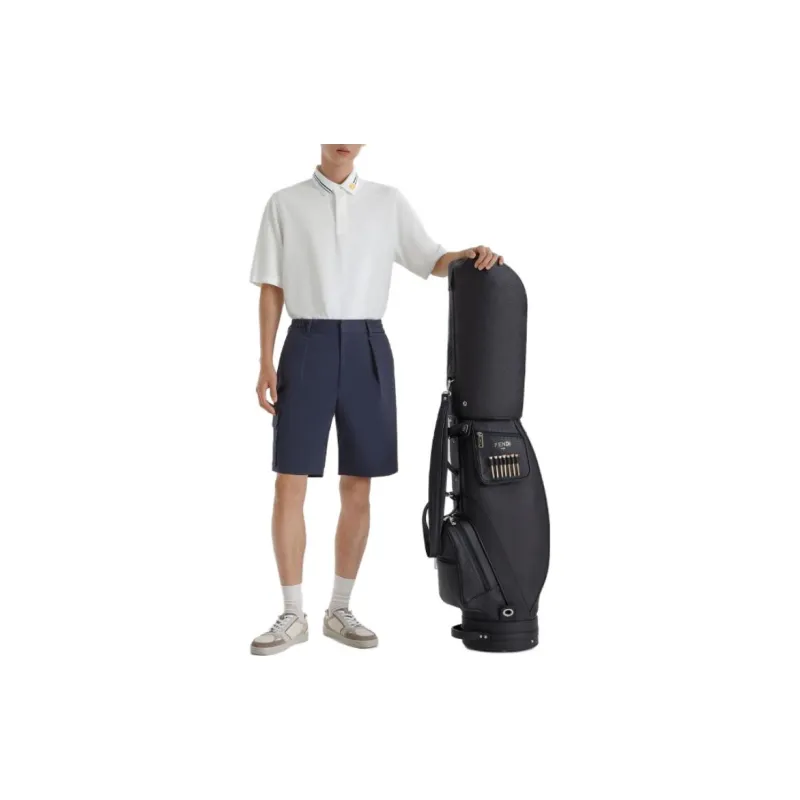 FENDI Polo Shirts Men White-2