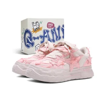 Q AND Coverage Wear Resistant Slip Resistant Low Top Skateboard Shoes Unisex