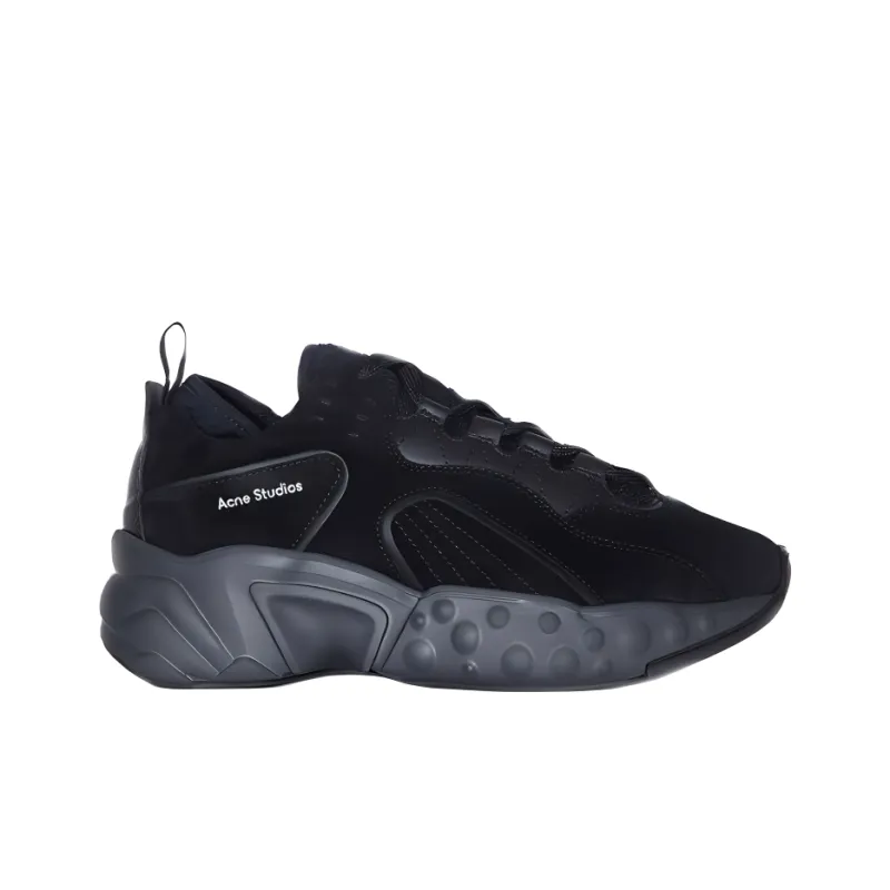 Acne Studios Manhattan Low Top Athletic Shoes Women's Black-1