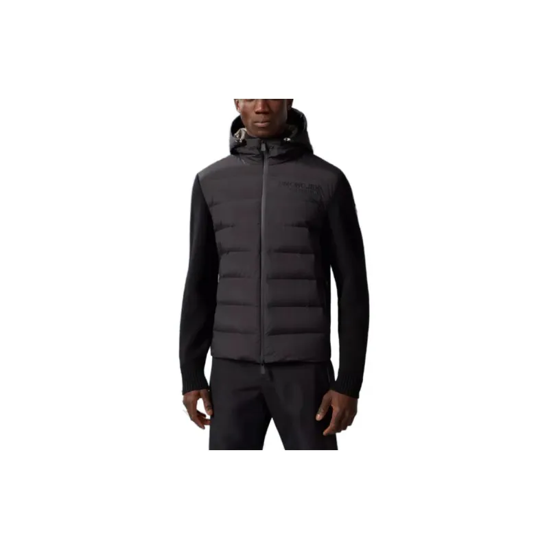 Moncler Padded Corduroy Collection Down Jacket Men's Black-1