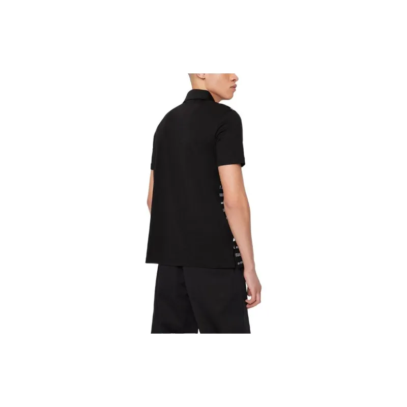 ARMANI EXCHANGEAE SS22 Polo Shirt Men's Black-3