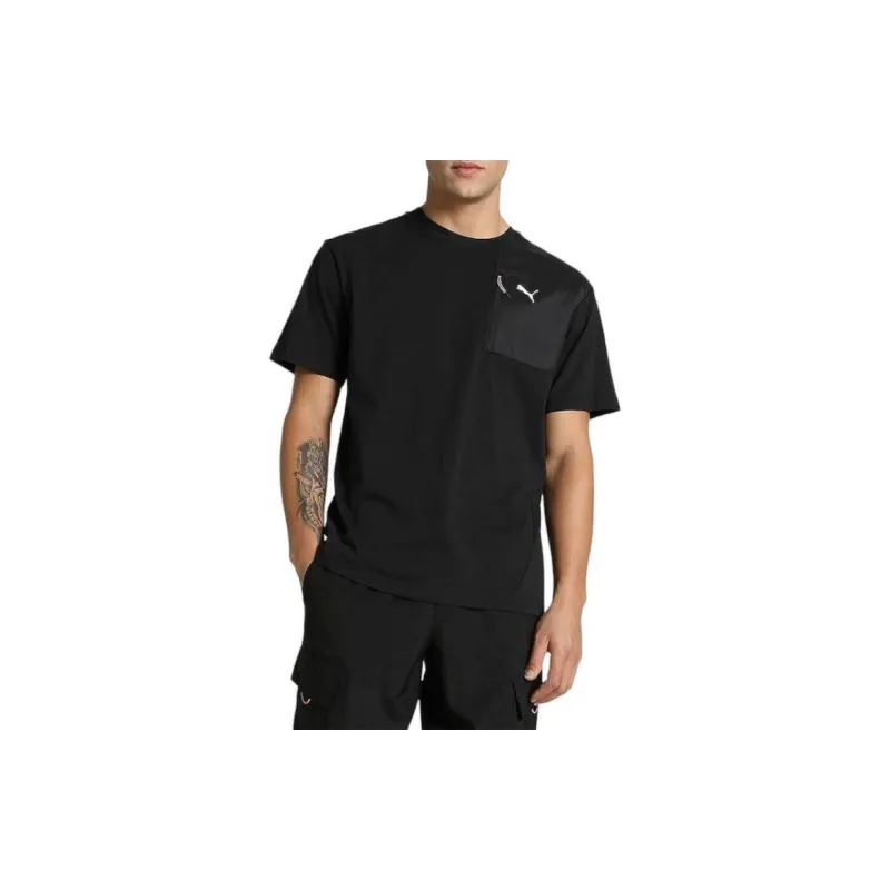 PUMA OPEN ROAD T Shirts Men Black-5