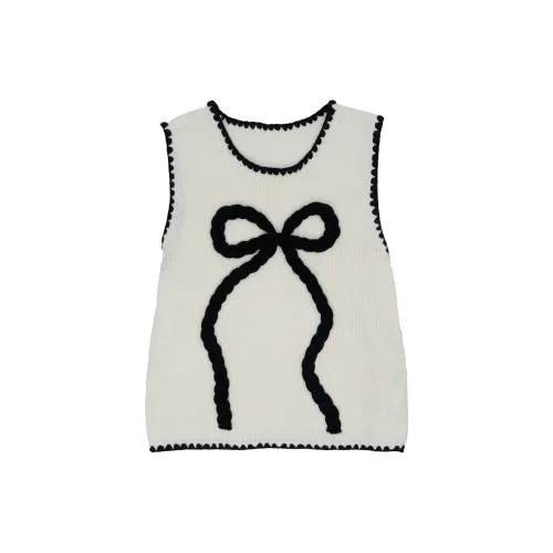 MJ STYLE Vests Women's White