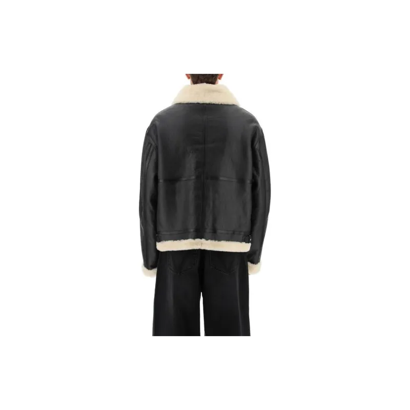 Vetements Leather Jackets Men Black-3
