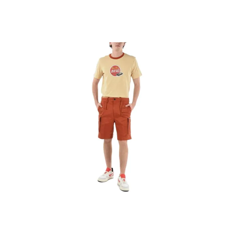 DIESEL Cargo Shorts Men Orange-2