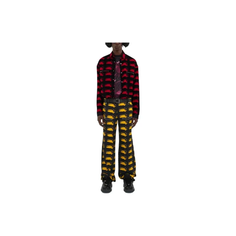 Burberry Duck print Wool Trousers-3