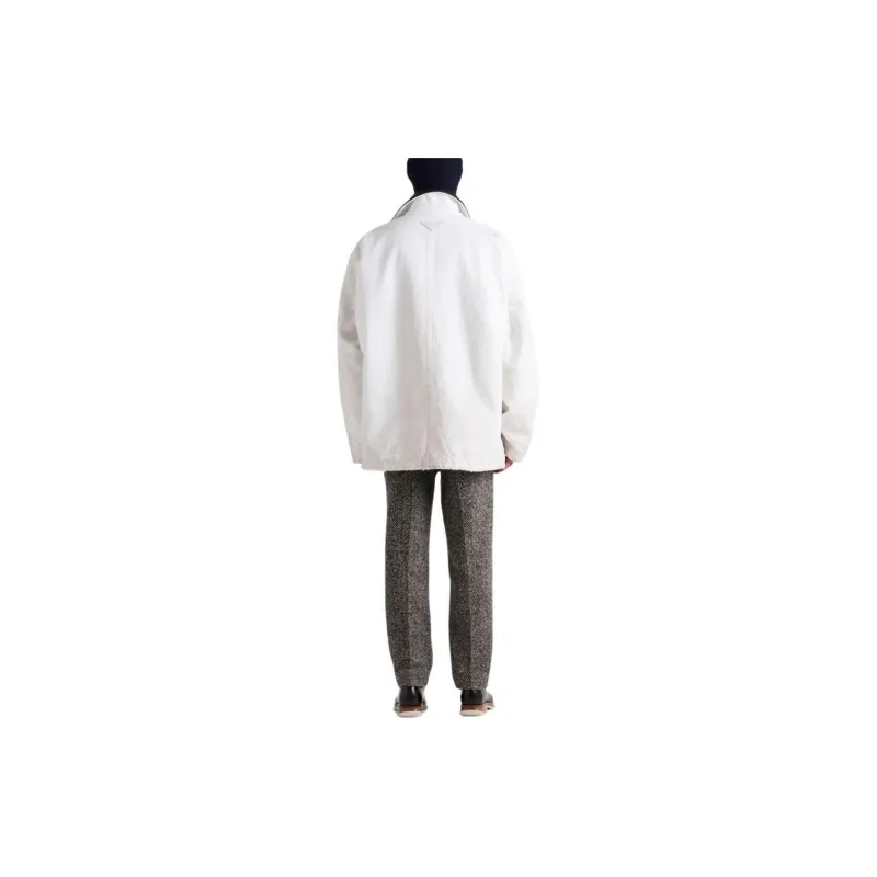 PRADA Jackets Coats Men's White-2