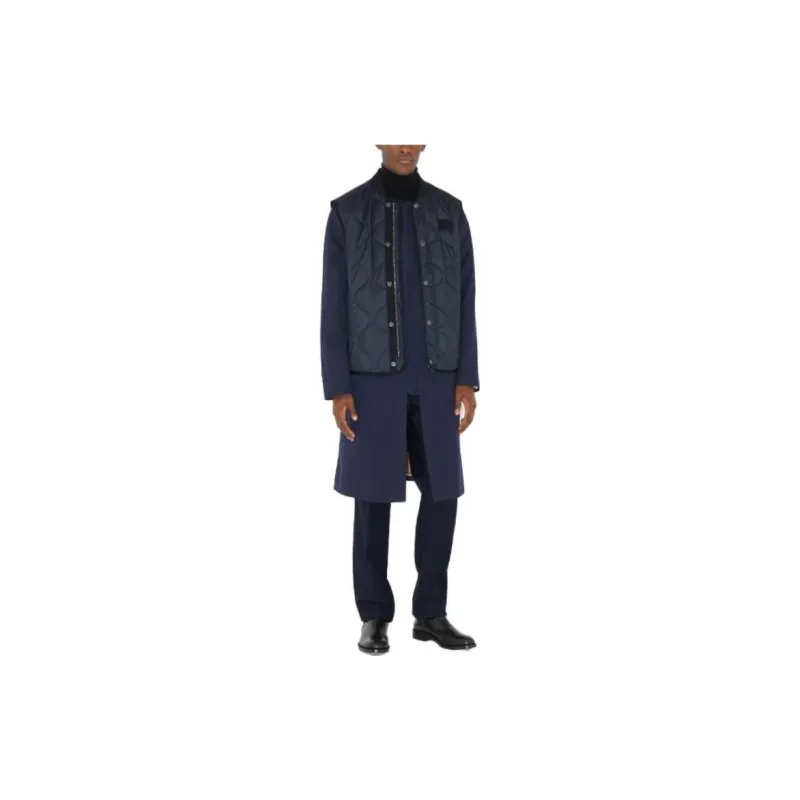 Burberry SS23 Vest Men's Smoky Marine Blue-1