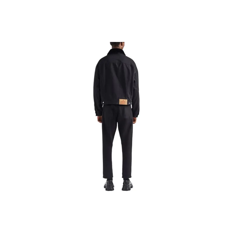 PRADA FW23 Denim Jacket Men's Black-2