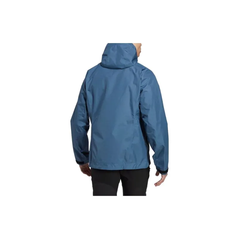 Adidas TERREX XPERIOR Water-Resistant Windproof Breathable Windbreaker Jacket Men's Blue-2