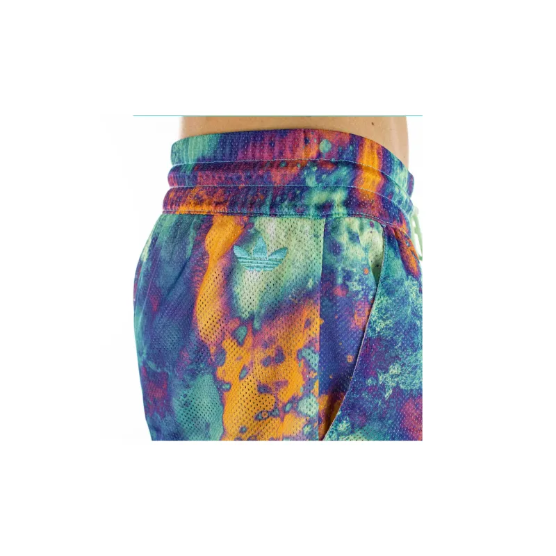 Adidas Originals Allover Print Mesh Shorts Casual Shorts Men's Multicolor-4