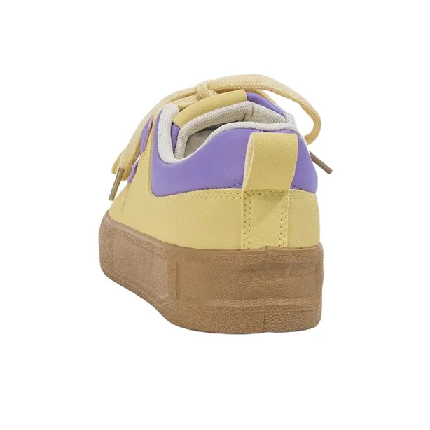 MINGKUANG Skateboard Shoes Women's Low Top Purple-4