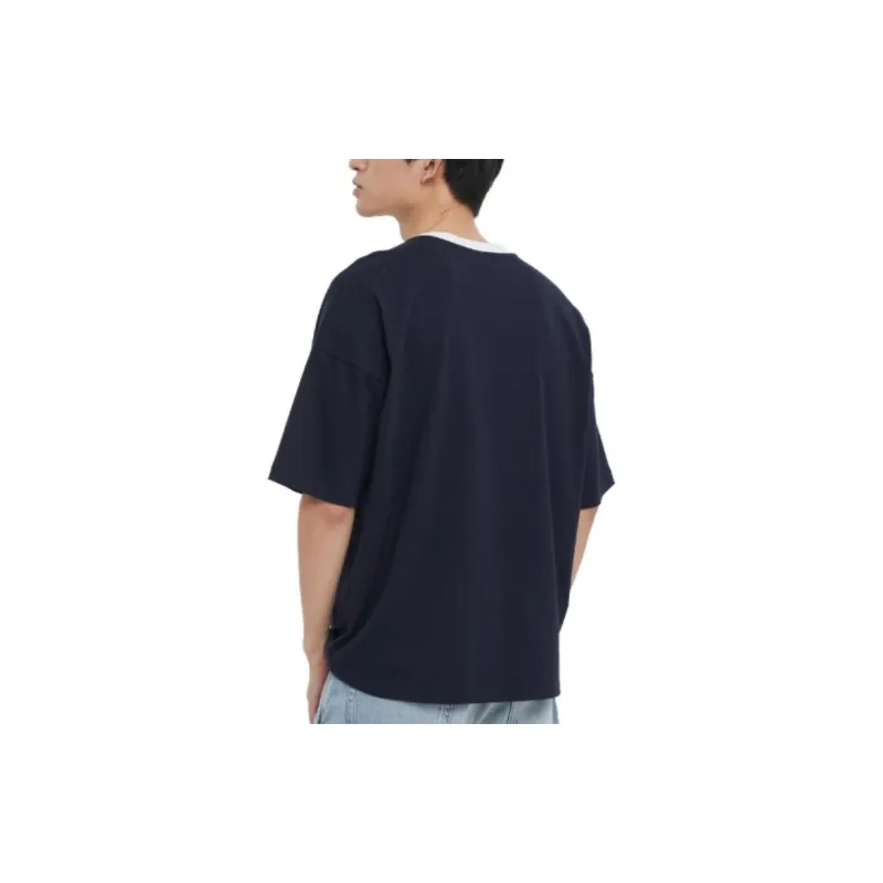 GAP T Shirts Unisex Marine Blue-3