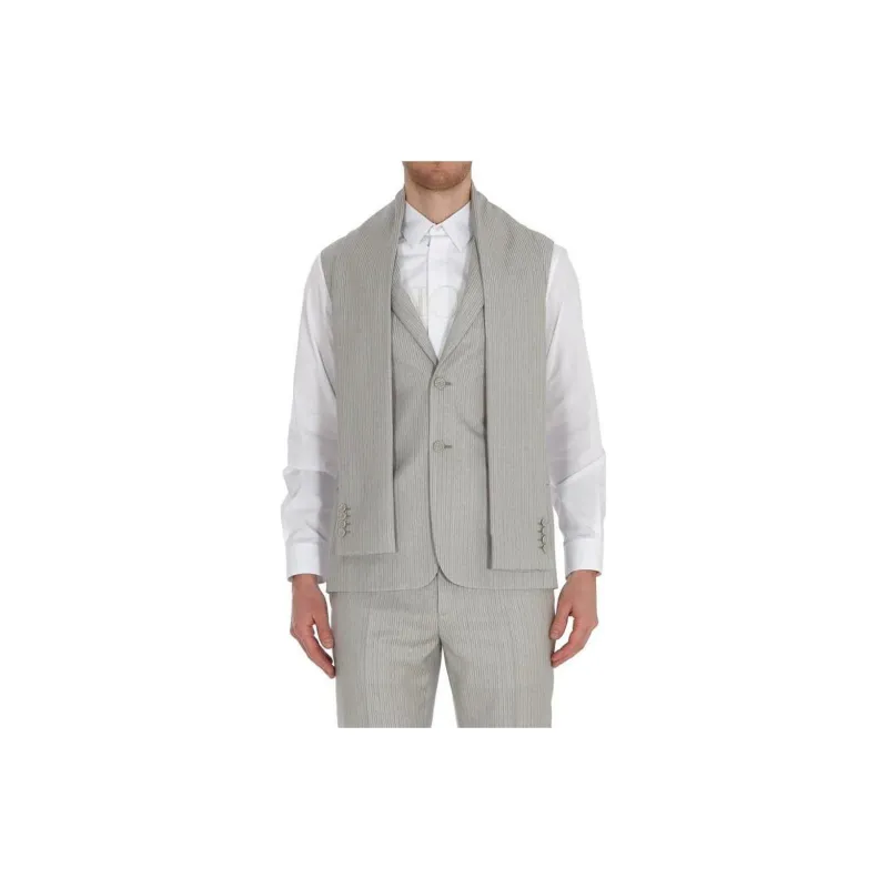 DIOR Homme Striped Sleeveless Jacket-1
