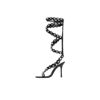 Alexander Wang Riot Roman Sandals 10.5cm Women's Black