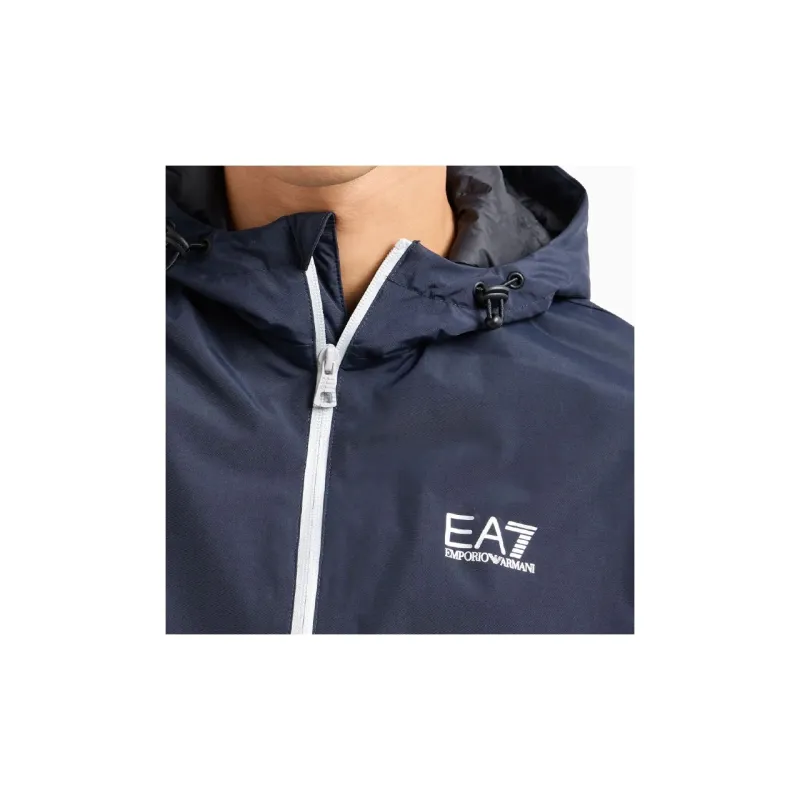 EMPORIO ARMANI Logo print Zip up Hoodie-3