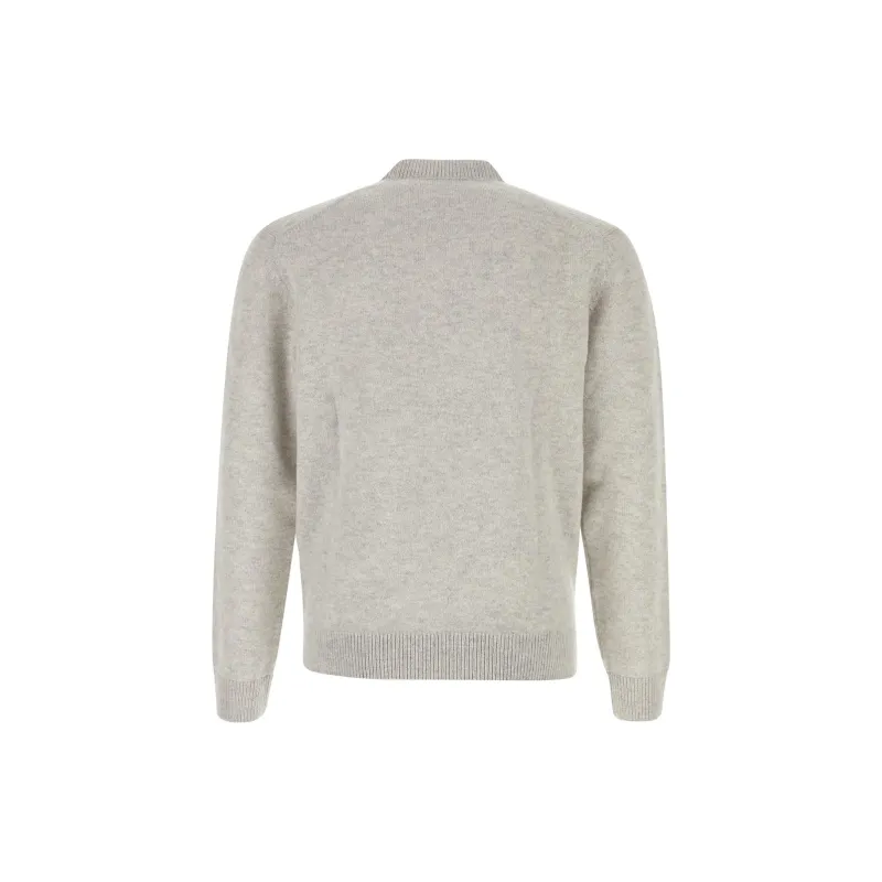 Maison Kitsune Fox Head Patch Knitted Jumper-1
