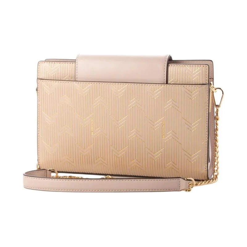MICHAEL KORS Leather Shoulder Bag, Crossbody Bag Women's Nude Pink-4