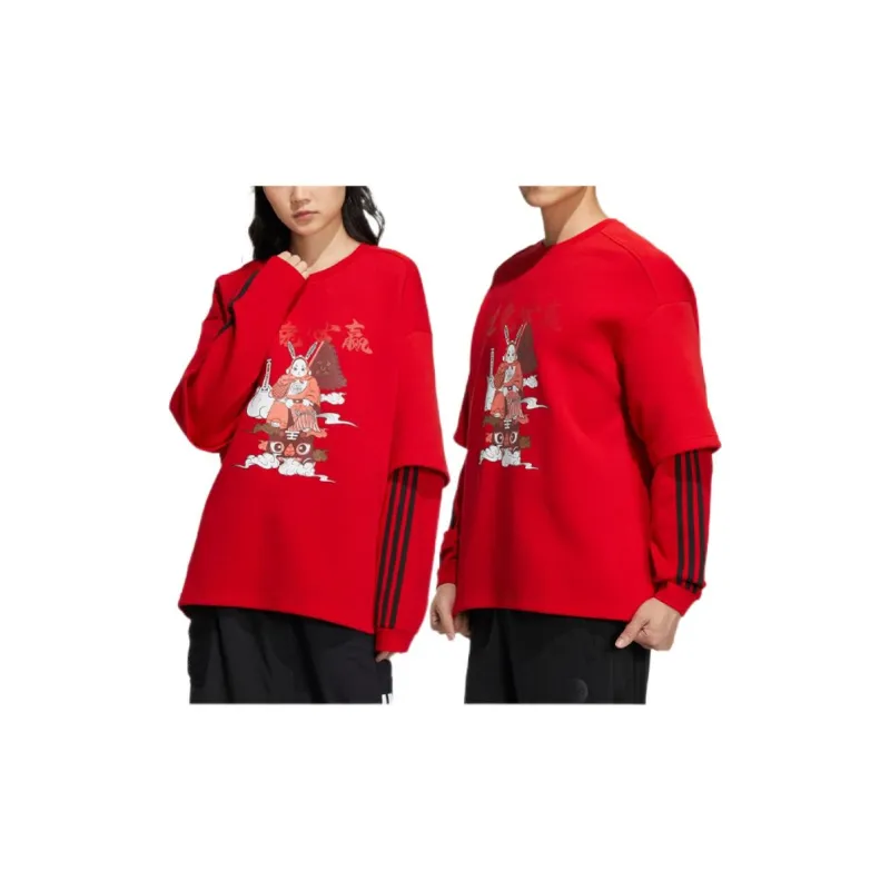 Adidas Neo Sweatshirt Unisex Red-3
