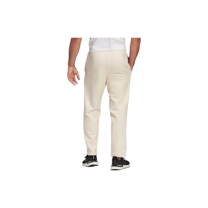 Adidas Knitted Sweatpants Men Yellow White-2