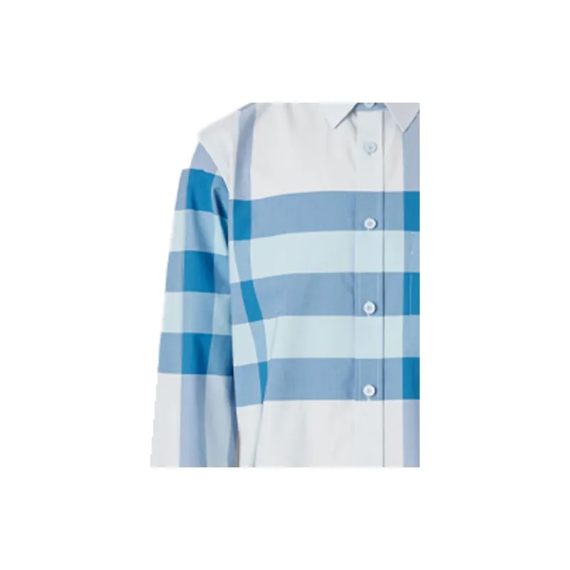 Burberry SS22 Shirt Men's Sky Blue-4