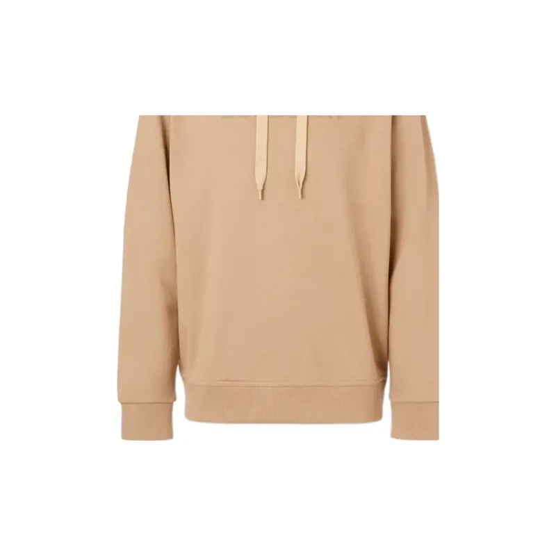 Burberry Logo Print Cotton Hoodie-5
