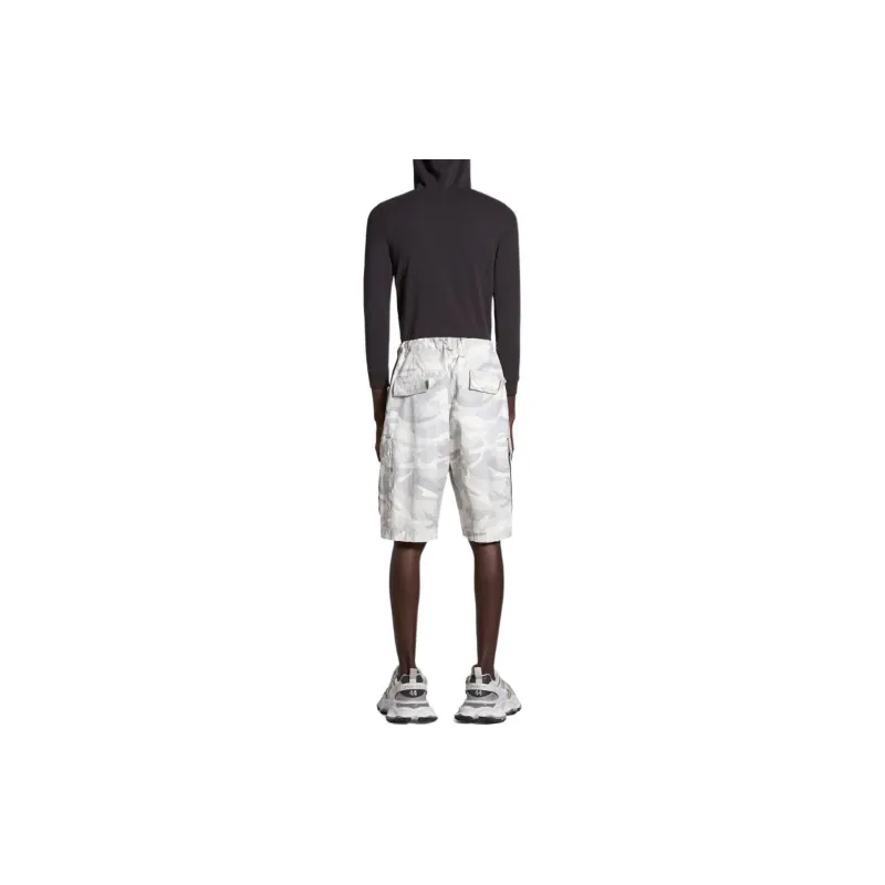 Balenciaga Cargo Shorts Regular Fit Men's Gray-3