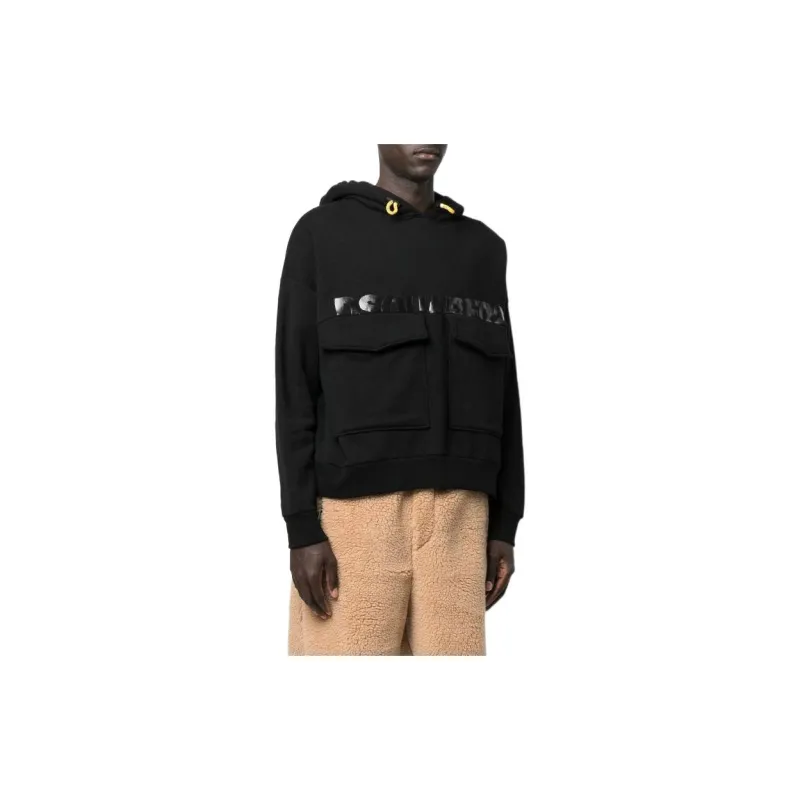 DSQUARED 2 Logo Printed Drawstring Hoodie-2