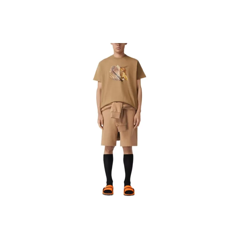 Burberry Deer Print Oversized T Shirt-2