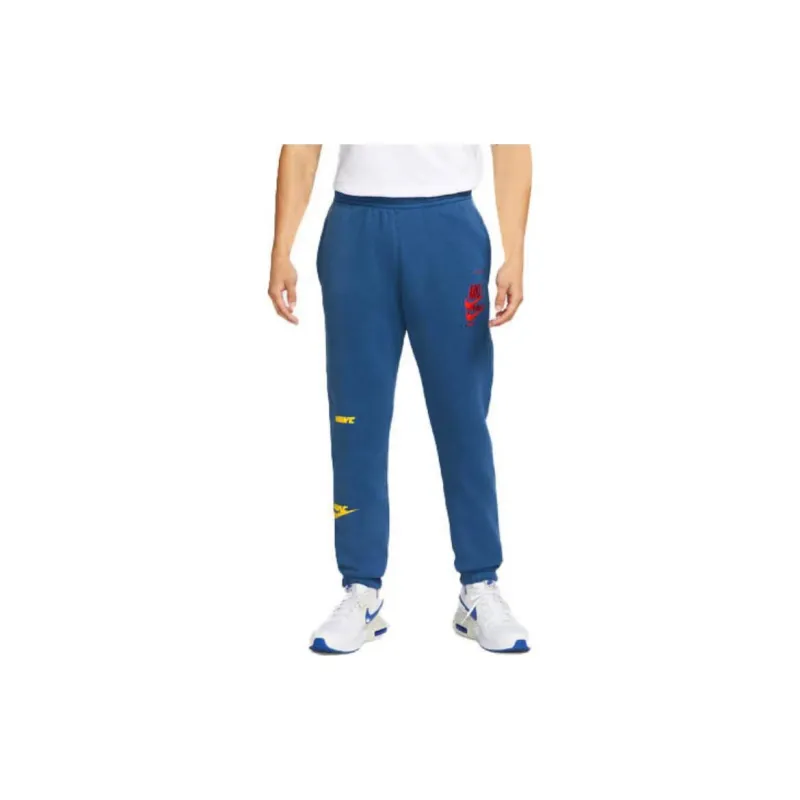 Nike Knitted Sweatpants Men's Blue-3